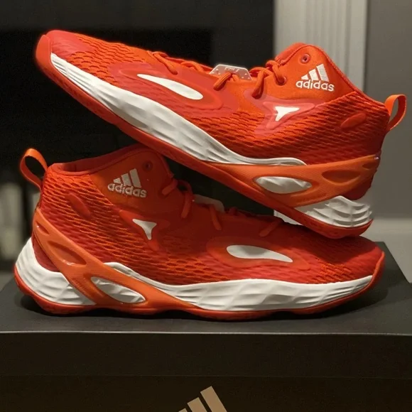 adidas | Shoes | Adidas Exhibit A Mid Mens Size 25 Orange  display picture 1